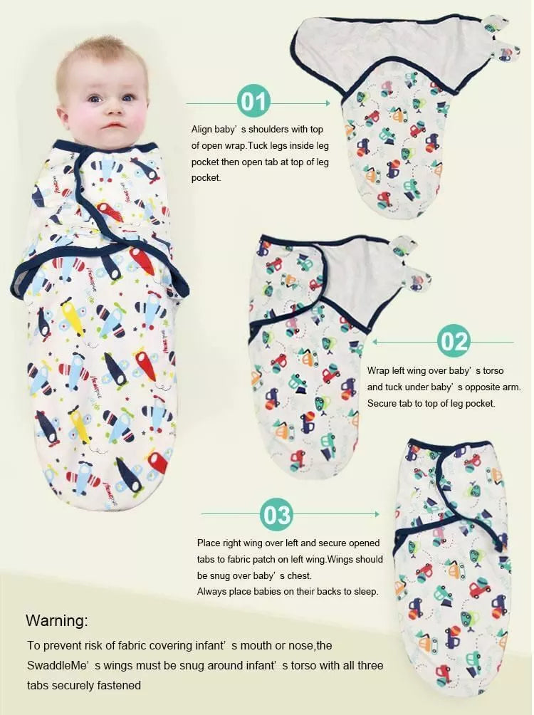 Swaddle Adjustable Infant Wrap (0-6 Months)